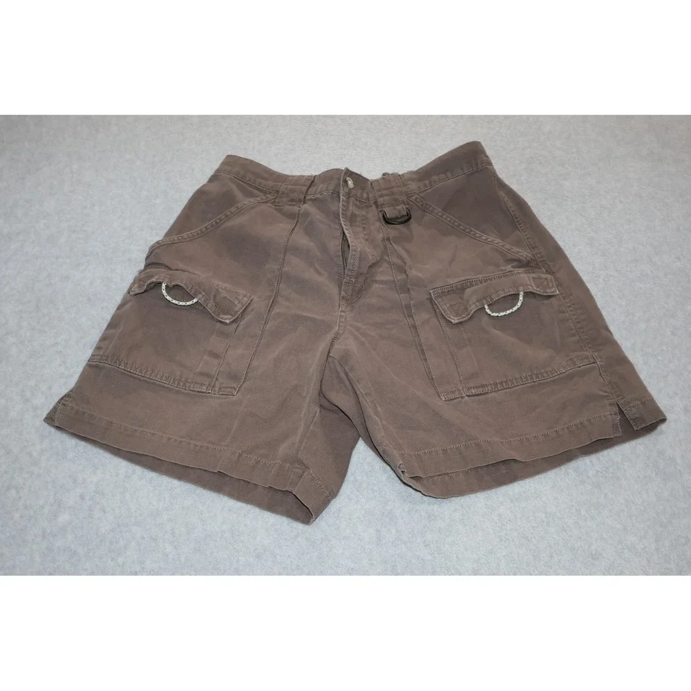 Columbia PFG Cargo Shorts Mens Medium Gray Performance Fishing Gear